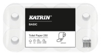 KATRIN® Basic Toilettenpapier | 2-lagig | naturweiß | 64 Rollen