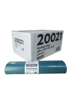 DEISS [20021] LDPE Abfallbeutel 30-35 Liter blau Typ 60, 25 Stück pro Rolle