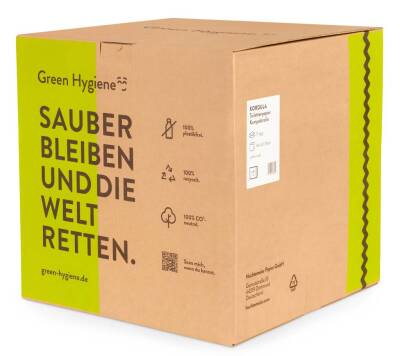 green Hygiene® KORDULA Toilettenpapier | 3-lagig | naturweiß | 36 Rollen