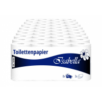 Isabella Toilettenpapier | 3-lagig | hochweiß | 72...