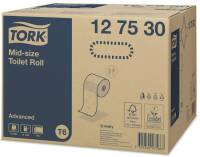 TORK® [127530] Advanced | Toilettenpapier Midi-Rolle | 27 x 100 m | 2 lagig | T6